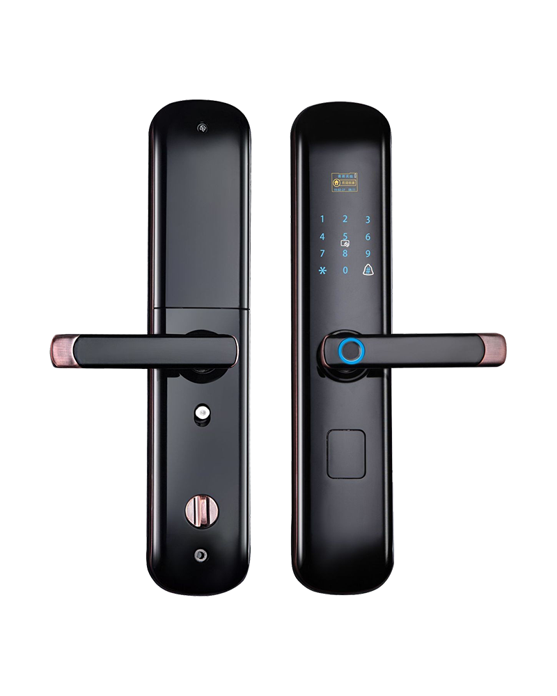 In-membrane injection molding one grip open smart lock